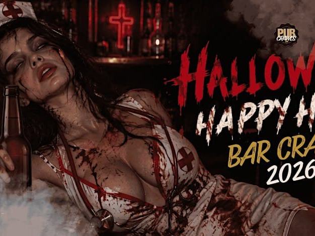Farmingdale Halloween Bar Crawl — Main Street · Sat Oct 31 · 3–10pm · From $10 · 21+