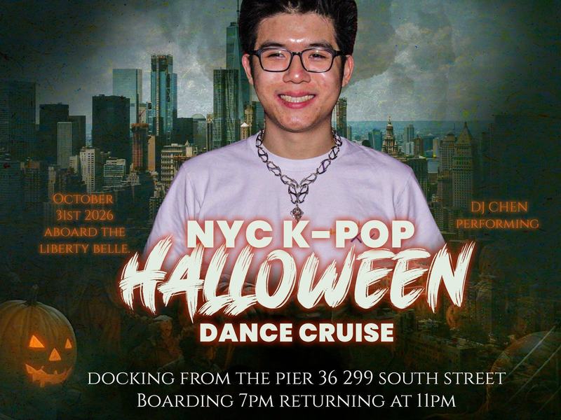 Halloween K-Pop Party Cruise — Liberty Belle, Pier 36 · Sat Oct 31 · Boarding 7pm · From $25 · 21+