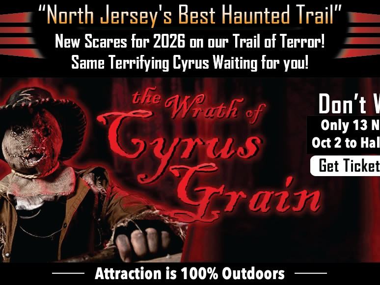Pantophobia Haunted Attraction — The Wrath of Cyrus Grain · Oct 2–31, 2026