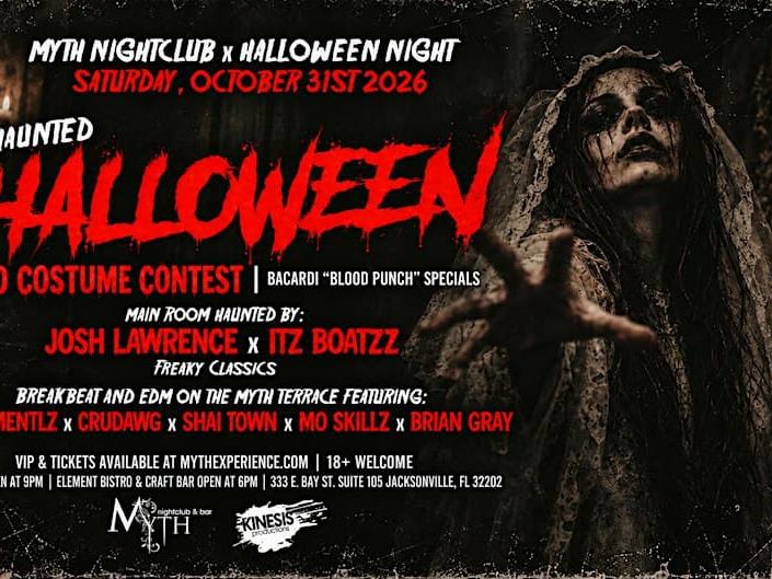 Haunted Halloween at Myth Nightclub — Myth Nightclub · Sat Oct 31