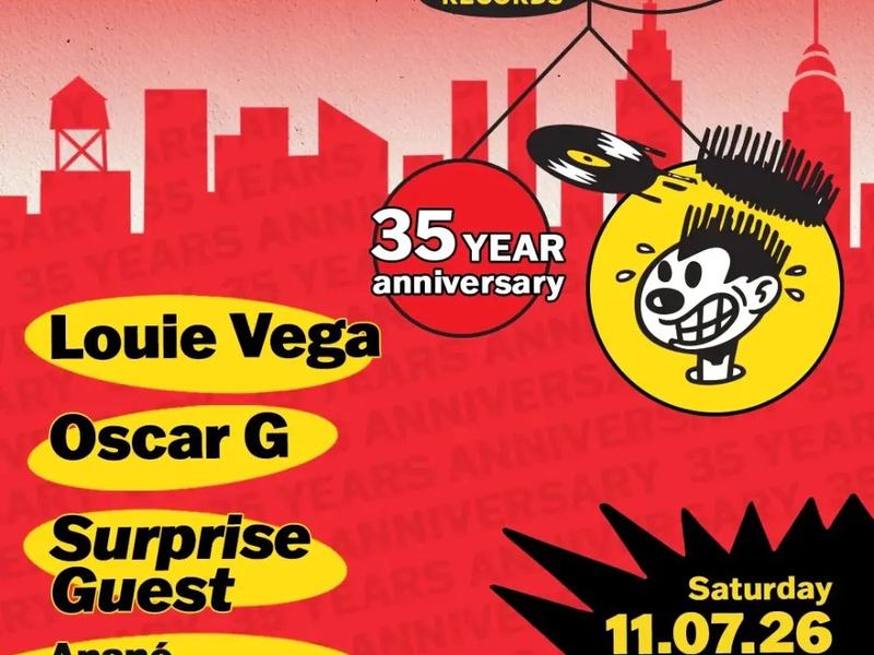 Nervous Records 35 Year Anniversary: Louie Vega, Oscar G, Surprise Guest, Anané + more — Brooklyn Pacha · Sat Nov 7