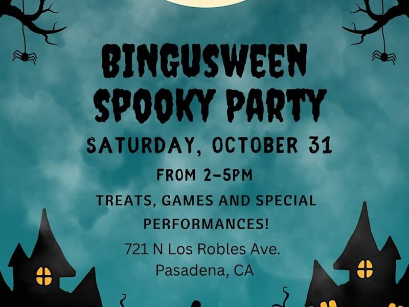 Bingusween Circus Party — Pasadena · Sat Oct 31