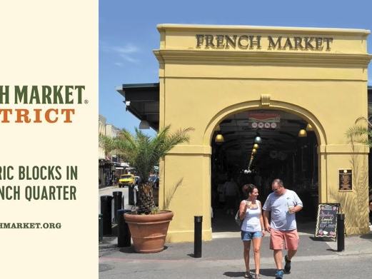 French Market — New Orleans, LA · Daily 10:00 AM–5:00 PM