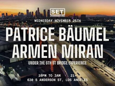 Patrice Bäumel, Armen Miran — 6th St Bridge · Wed Nov 25