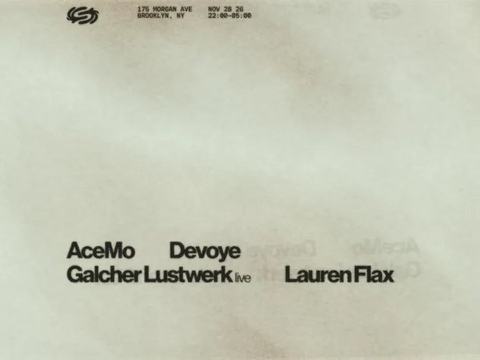 Galcher Lustwerk, AceMo, Lauren Flax, Devoye — Signal Brooklyn · Sat Nov 28
