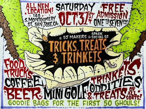 Tricks, Treats & Trinkets — Spark Social San Jose, San Jose · Sat Oct 31, 2026 · 1:00 PM – 7:00 PM · Free