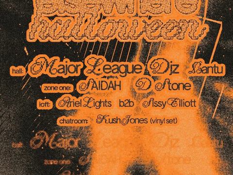Elsewhere Halloween: Major League DJz, Bantu, Saidah, D Stone, Sissy Elliott, Kush Jones — Elsewhere · Sat Oct 31