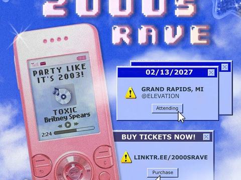 2000s Rave — Elevation at The Intersection · Sat Feb 13