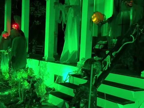 Green-Glow Graveyard — New Town
