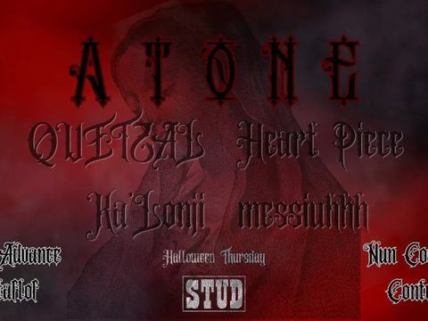 Atone — The Stud · Thu Oct 29