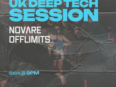 The Cave presents - UK DEEP TECH SESSION: novare, OFF-LIMITS — The Cave Bar and Lounge · Sat Nov 7