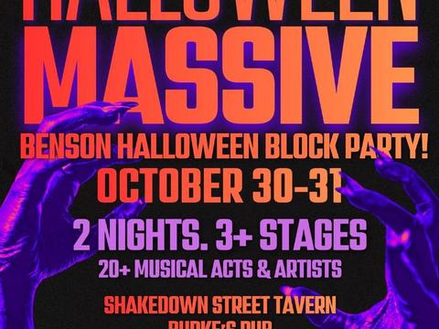 Halloween Massive: Hyddin, meteorik, & More — Shakedown Street Tavern · Sat Oct 31