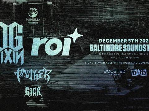 OG Nixin, roi*, PNTHER, G3ck — Baltimore Soundstage · Sat Dec 5