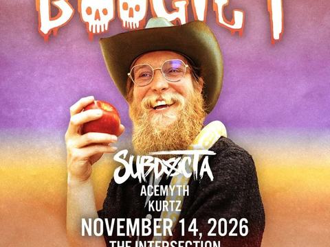 Boogie T, SubDocta, AceMyth, kurtzdubz — The Intersection · Sat Nov 14