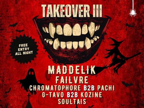Rats N Friends Takeover III: Maddelik, Failvre, Chromatophore, PACHI, Soultais, KOZINE, G-TAVO — TK Lounge · Thu Oct 29