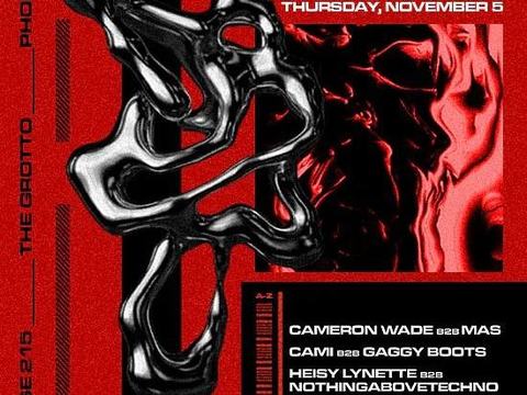 Obsidian Pre Party — Warehouse 215 · Thu Nov 5