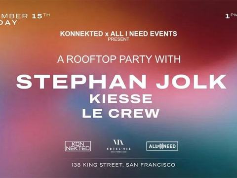A Rooftop Party: Stephan Jolk — Hotel VIA · Sun Nov 15