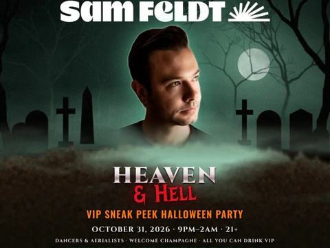 Heaven & Hell (VIP Halloween): Sam Feldt — The Quin · Sat Oct 31