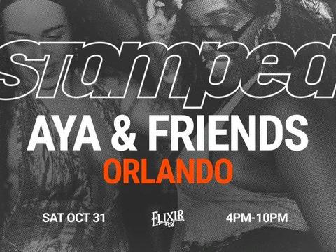 STAMPED - AYA x FRIENDS — Elixir Kitchen and Bar · Sat Oct 31