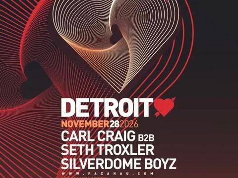 Detroit Love: Carl Craig, Seth Troxler, Silverdome Boyz — The Lincoln Factory · Sat Nov 28