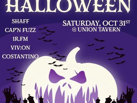 The Basement Project (Halloween): AleBCostantino, ViV:On, 1r.fm, Cap'n Fuzz, Shaff — Union Tavern · Sat Oct 31