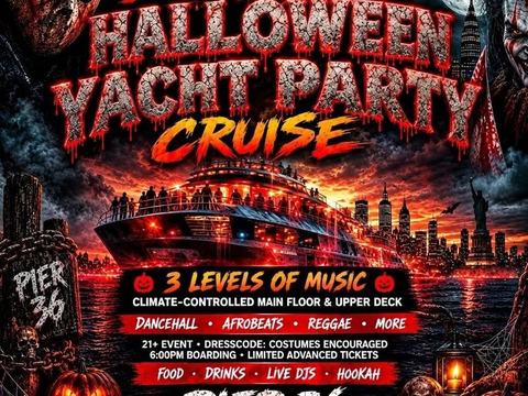 Halloween Yacht Cruise Party — Pier 36 · Sun Nov 1 · 6pm boarding