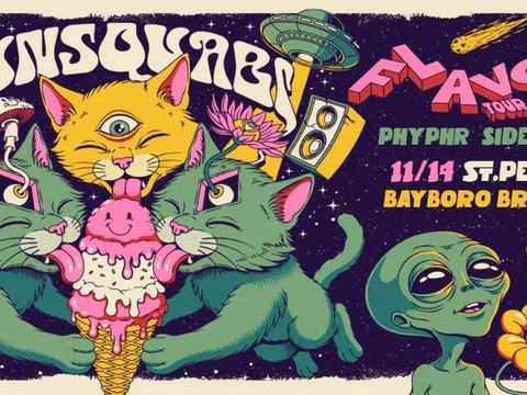 Sunsquabi, Phyphr, Side Trakd — Bayboro Brewing · Sat Nov 14