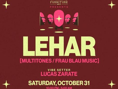 Lehar — Do Not Sit On The Furniture · Fri Oct 30