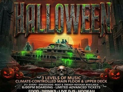 Halloween Yacht Cruise Party — Pier 36 · Sat Oct 31 · 6pm boarding