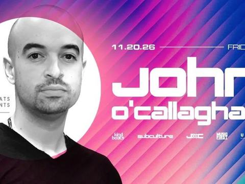 Kind Beats Present: John O'Callaghan, Kind Beats — Union Rooftop · Fri Nov 20