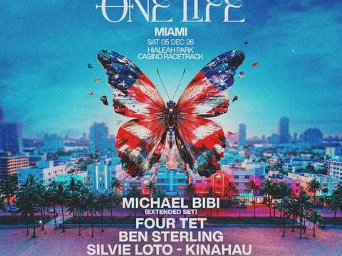 Michael Bibi, Four Tet, Ben Sterling, Silvie Loto, KinAhau, Natalia Roth — Hialeah Park Casino Racetrack · Sat Dec 5