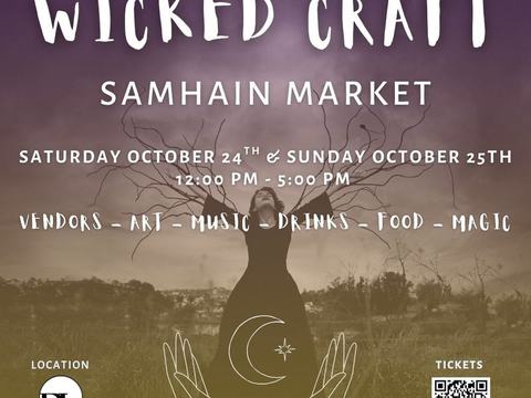 Wicked Craft Samhain Market — Rae Loft, Portland · Oct 24 & 25 · 12–5pm · FREE