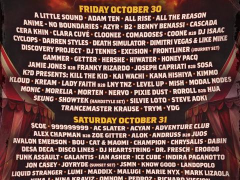 Escape Psycho Circus — NOS Events Center · Fri Oct 30–31
