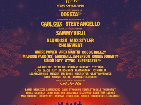 We Belong Here - New Orleans — Woldenberg Park · Fri Nov 13–15