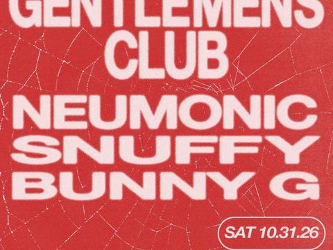 Gentlemens Club, Neumonic, Snuffy — 1720 · Sat Oct 31
