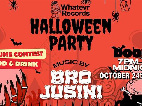 Whatevr Records Halloween Party — Wise Guys Records, Union Beach · Sat Oct 24 · 7–11pm
