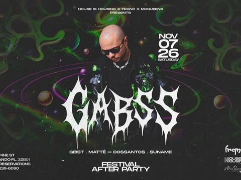 Gabss, Geist, MATTÊ b2b Dossantos, Suname — McQueens Social Lounge · Sat Nov 7