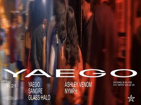 Yaego, Glass Halo, Ashley Venom, Nymph — Paragon · Sat Nov 21