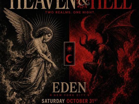 Heaven & Hell — Eden New York · Sat Oct 31 · 10pm–4am · 21+