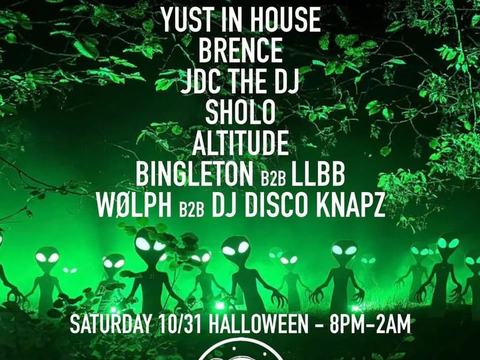 Alien Abduction: BRENCE, Yust In The House, JD THE DJ, Altitude, Sholo, Bingleton b2b LLBB + more — Broadway Roxy · Sat