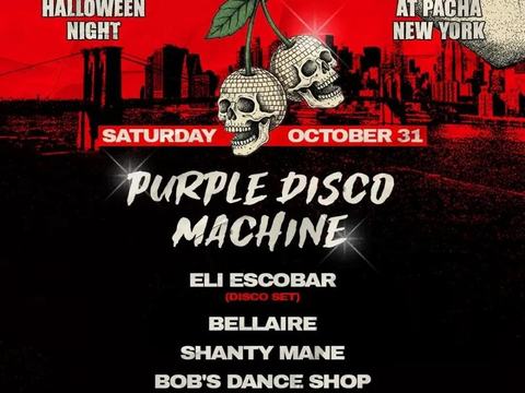 Purple Disco Machine, Eli Escobar, Bellaire, shanty mane — Pacha New York · Sat Oct 31