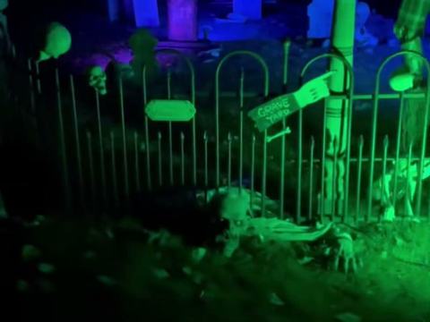 Graveyard That Glows Green — Aberdeen