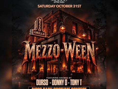 Mezzo-Ween: DJ DURSO, Donny D, Tony T — Mezzo Middletown · Sat Oct 31