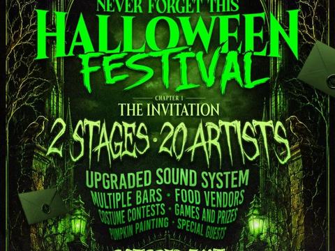 Never Forget This Halloween Festival — Majestic Event Center · Sat Oct 31
