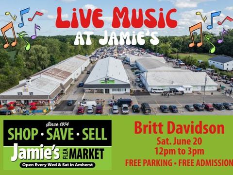 Jamie's Flea Market — Amherst, OH · Wednesdays & Saturdays 8am–4pm