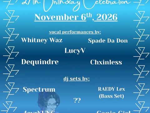 4evr Yung: Ganja Girl, Raedy Lex, 4evr yung, LucyV, Spectrum, Whitney Waz, spade da don + more — Amplify · Fri Nov 6