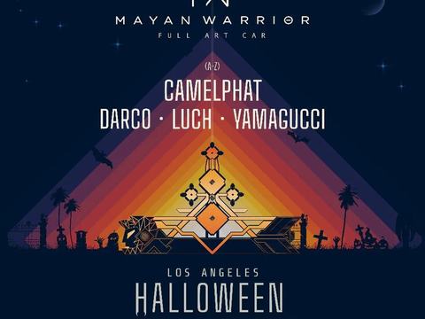 Mayan Warrior Halloween: CamelPhat, Darco, Luch, Yamagucci — Grand Park · Sat Oct 31