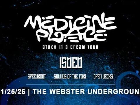 Bassgiving W/: Medicine Place, Isded, Speedboot — Webster Underground · Wed Nov 25