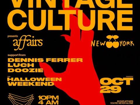 Vintage Culture, Dennis Ferrer, Luch, Doozie — Pacha New York · Thu Oct 29