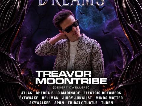 Halloween Dreams @ Coastal Creative: Treavor Moontribe (of Desert Dwellers) — Coastal Creative · Sat Oct 31